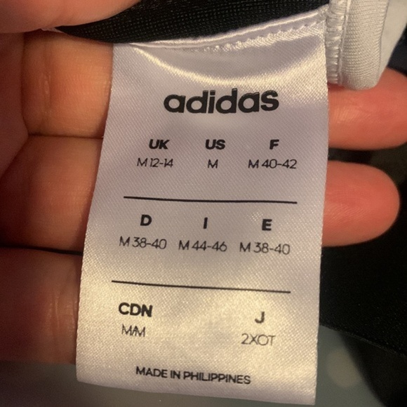 Adidas Black & White Logo Sports Bra - Picture 6 of 6